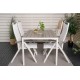  Záhradný stôl BREAK 150x90  biely 